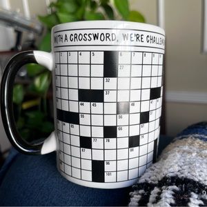 Crossword Puzzle Mug